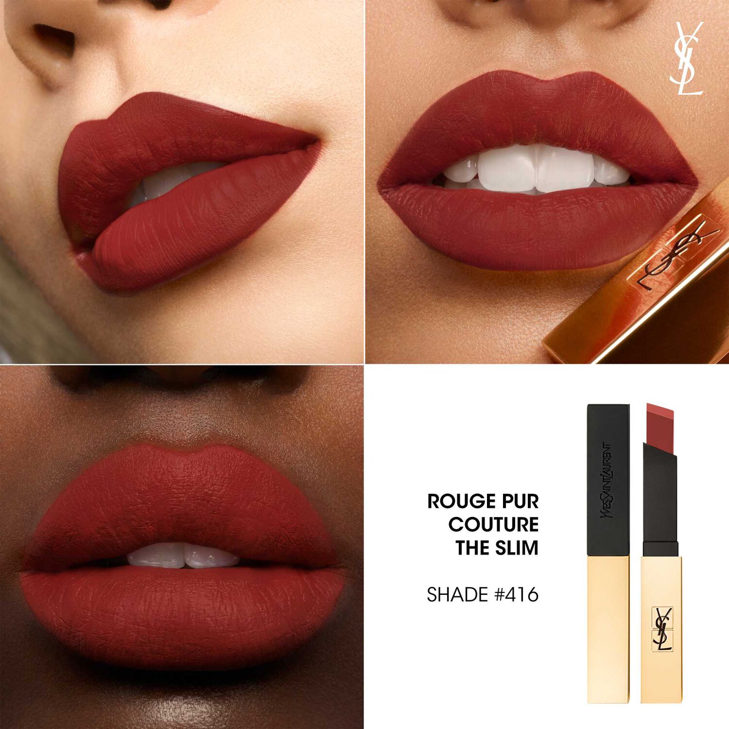 Yves St Laurent Rouge Pur Couture The Slim Rouge à Lèvres Mat