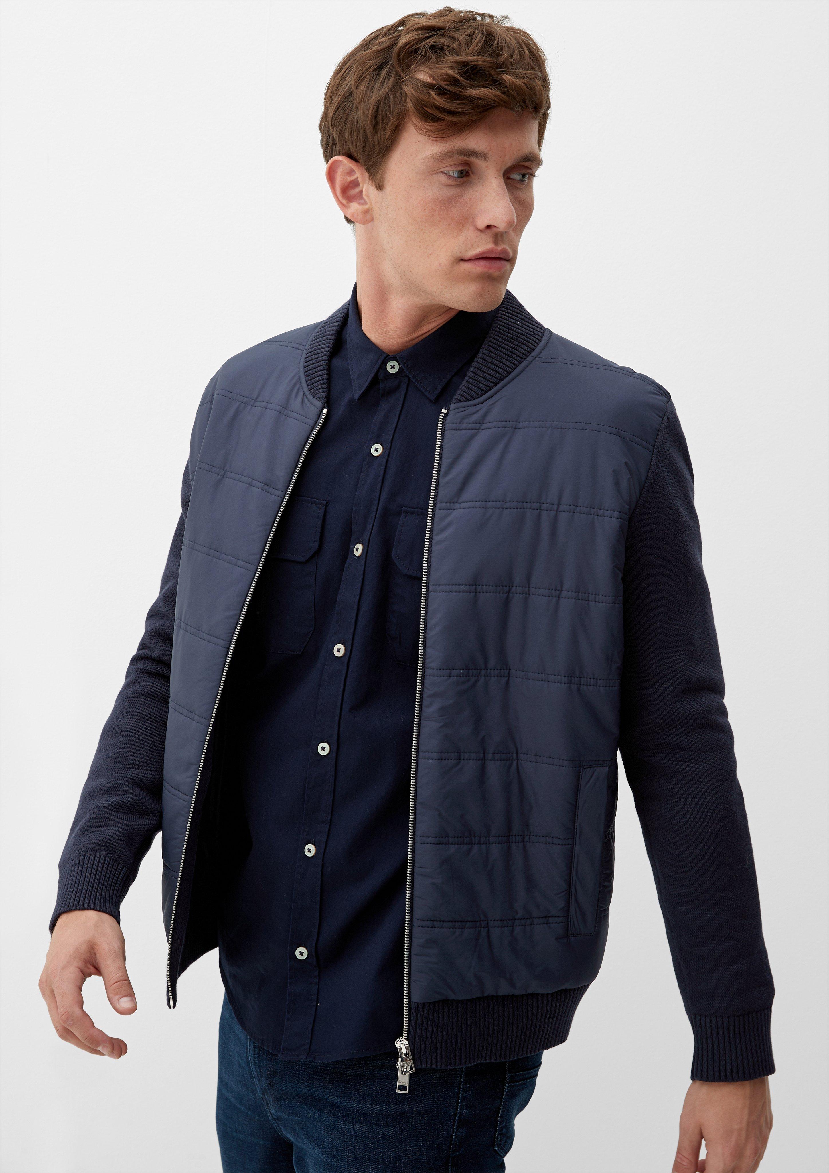 Steppjacke mit Ärmeln aus Strick  2118064-5959