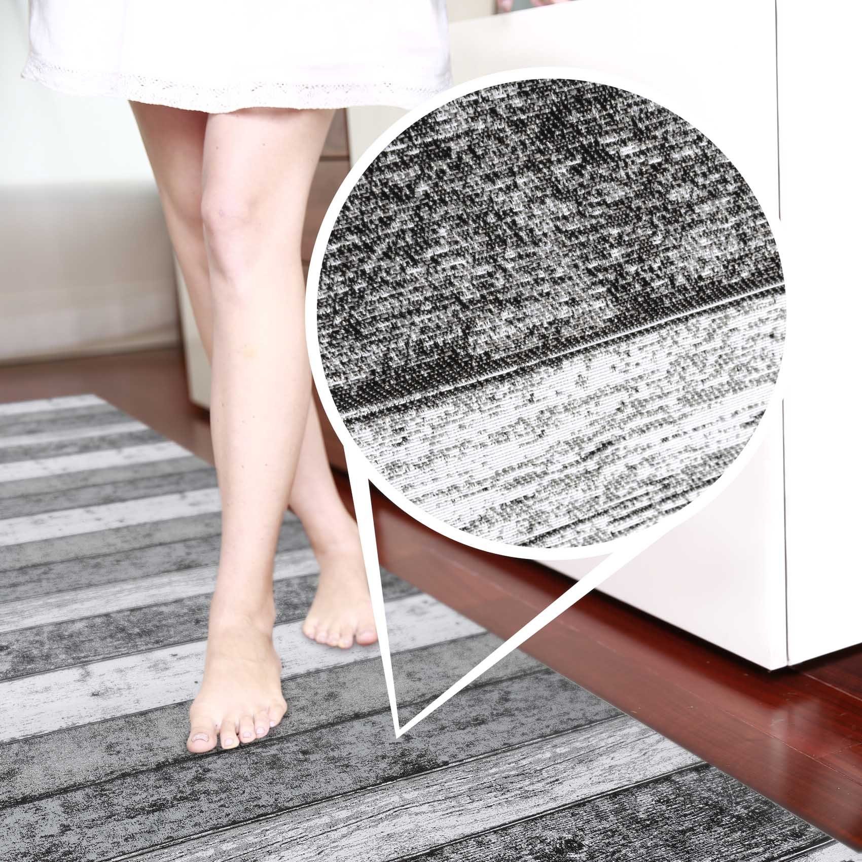 Küchenläufer Küchenläufer Läufer Küchenteppich Teppich Textil RANNA Premium Holzdie, ANRO, Rund, Höhe: 3 mm, Textil