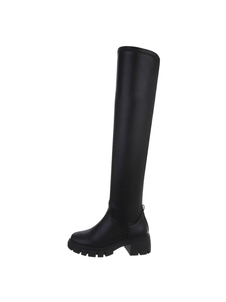 Ital-Design Stiefel in Schwarz günstig kaufen
