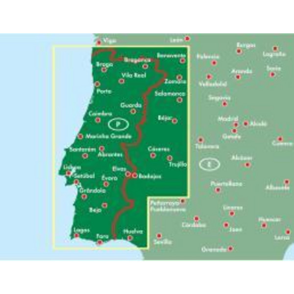 Portugal 1 : 500 000 - Straßenkarte