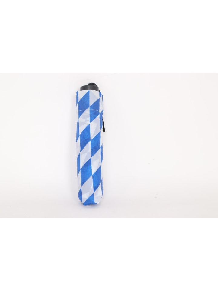 COFI 1453 Teleskop Taschenschirm in Blau-Weiß ?98 cm in Blau-Weiß günstig kaufen 100 cm