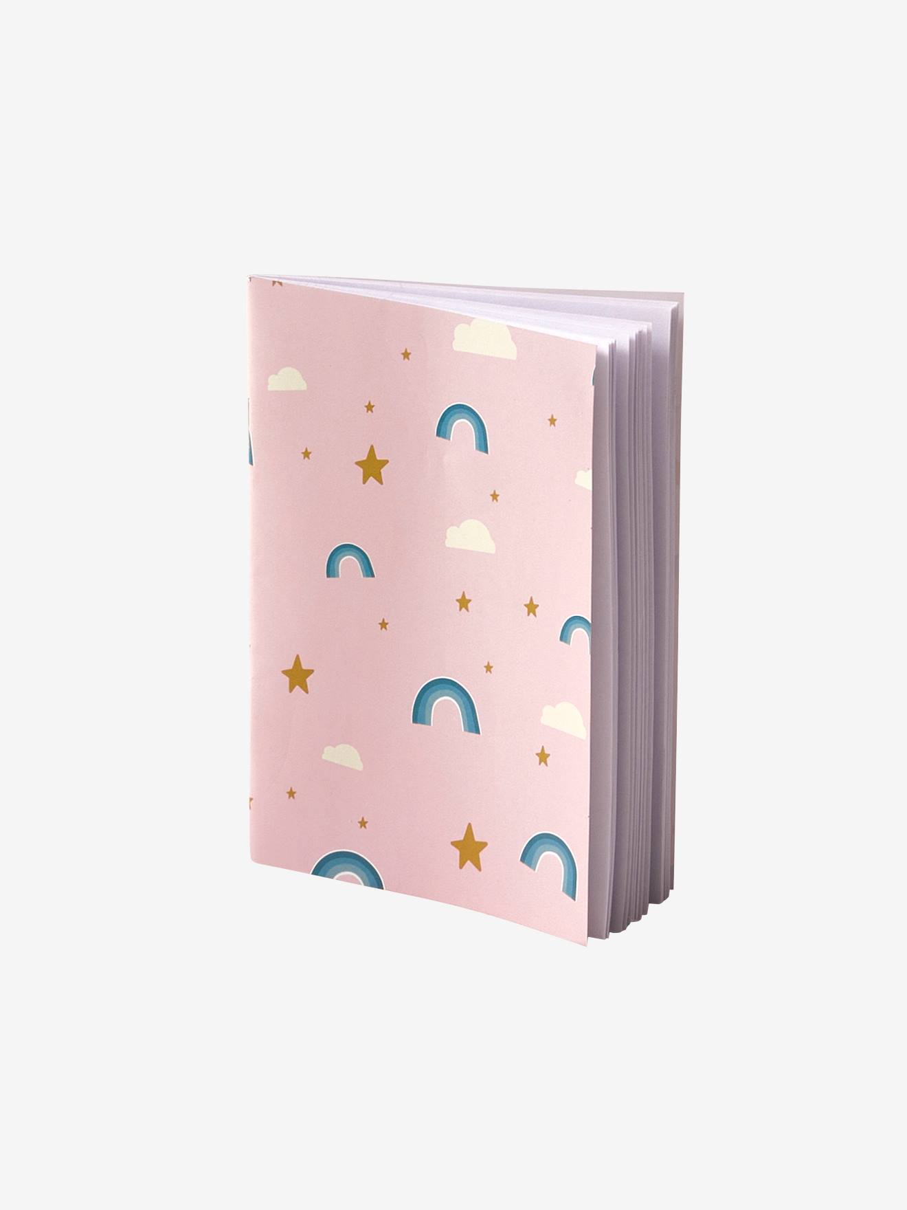 Set rangement bureau Arc-en-ciel rose