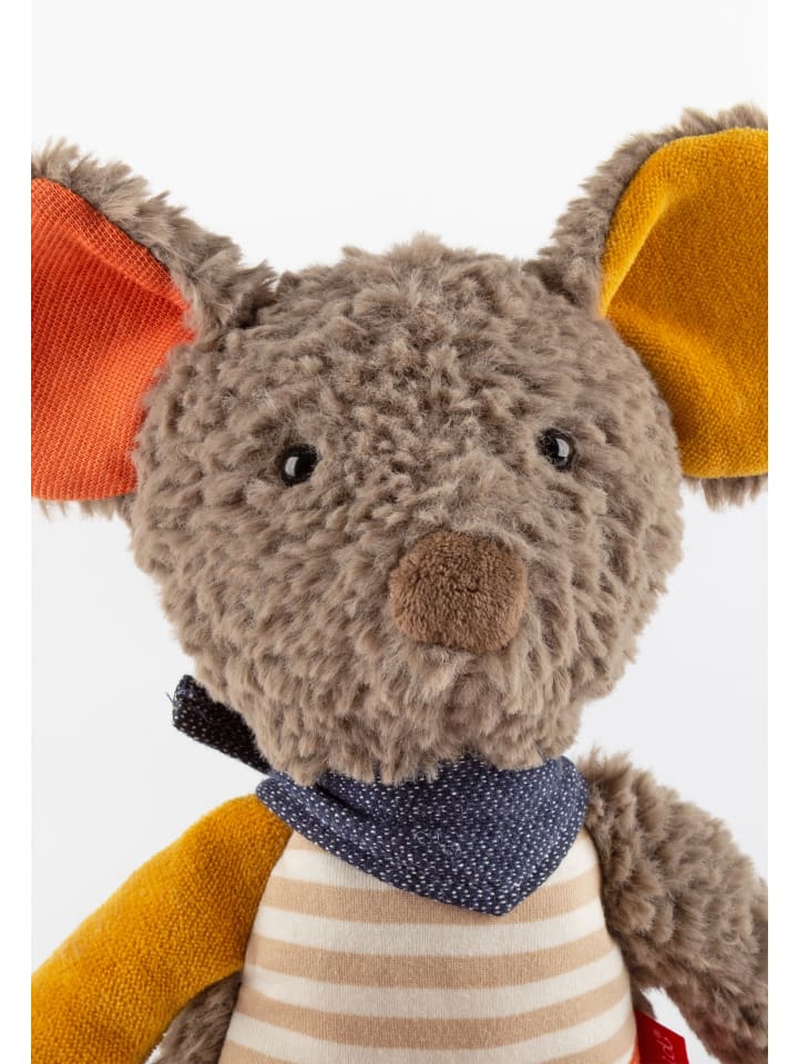 Sigikid Kuscheltier Maus Patchwork Sweety in grau/orange/gelb günstig kaufen onesize