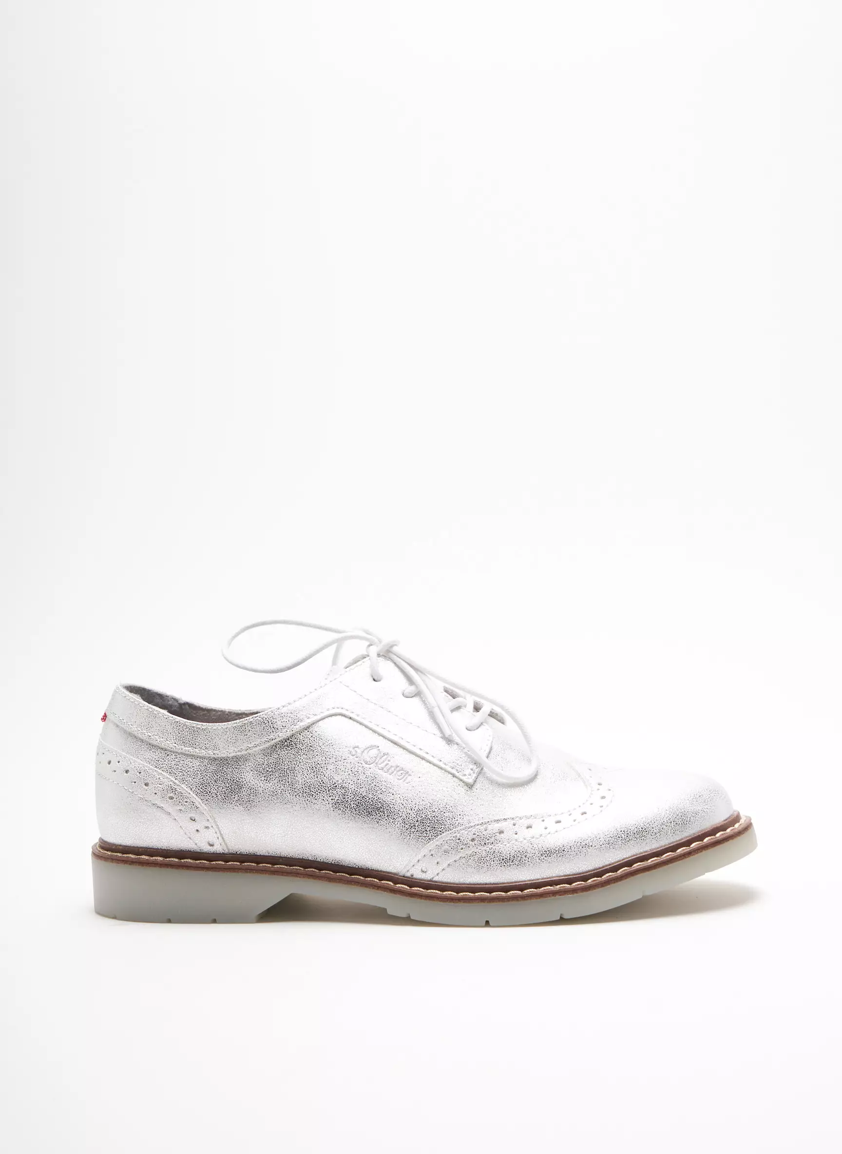 S Oliver Derby Femme couleur gris