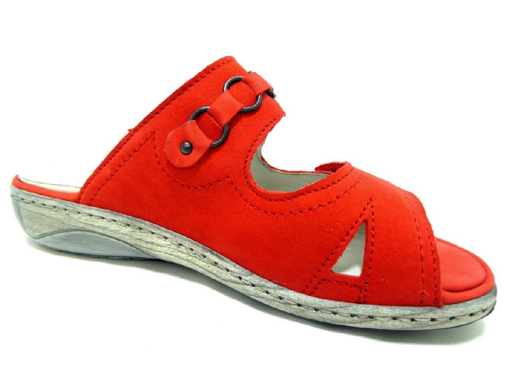 WALDLÄUFER Komfort Sandalen rot
