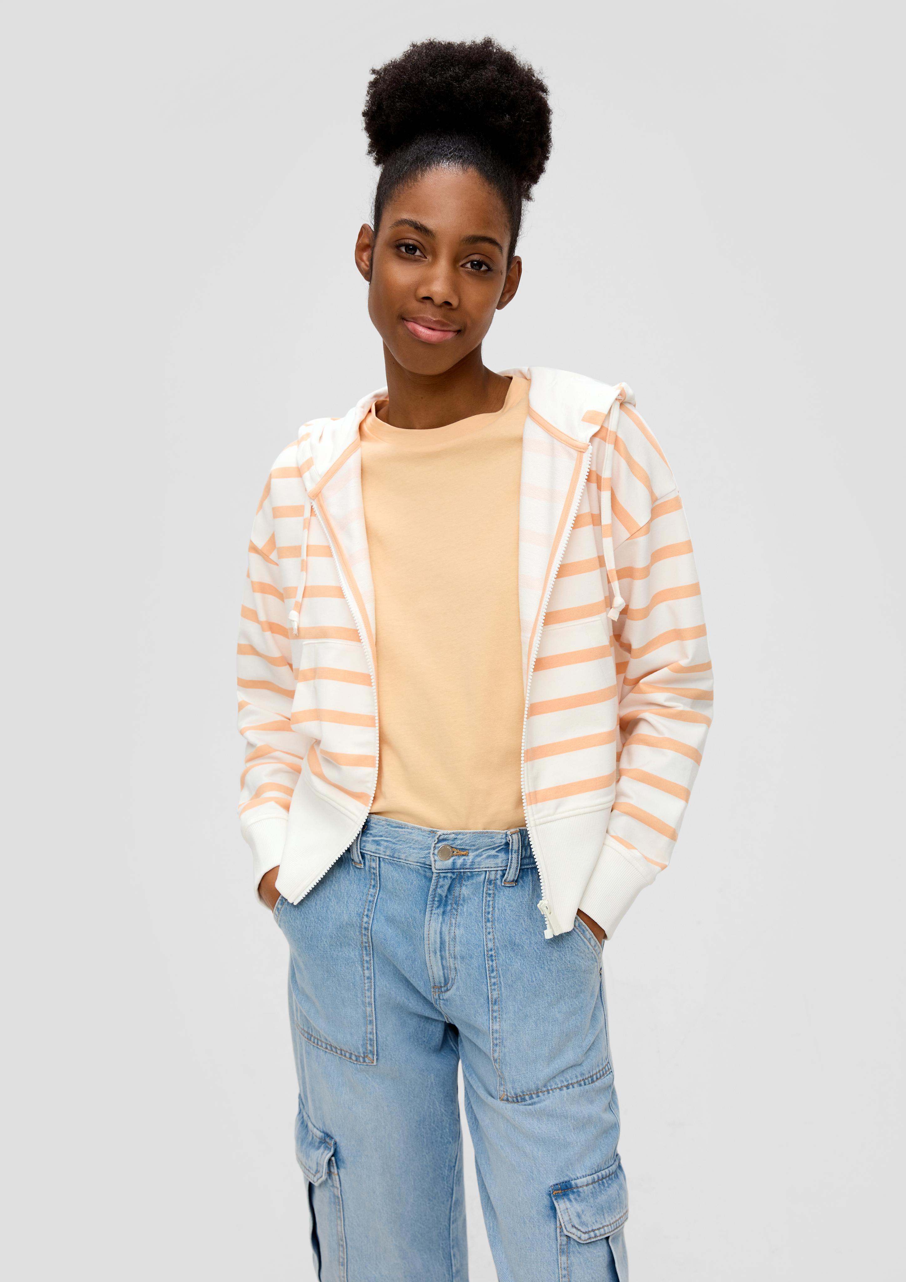 Sweatjacke aus Baumwollstretch  2143649-21G0