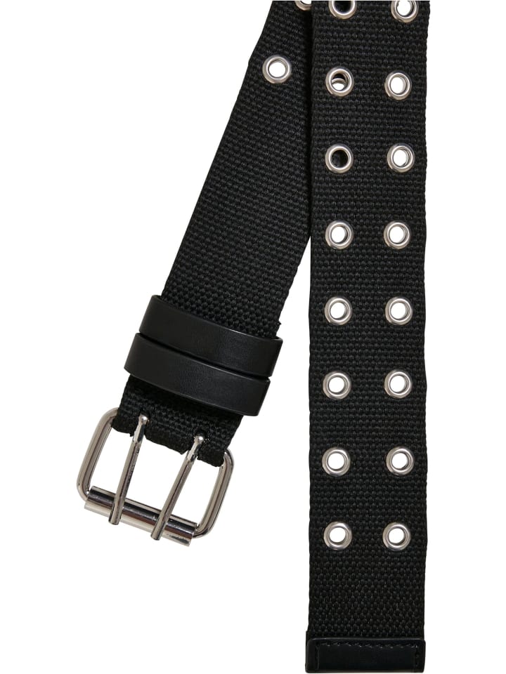 Urban Classics Urban Classics Gürtel in black/silver günstig kaufen