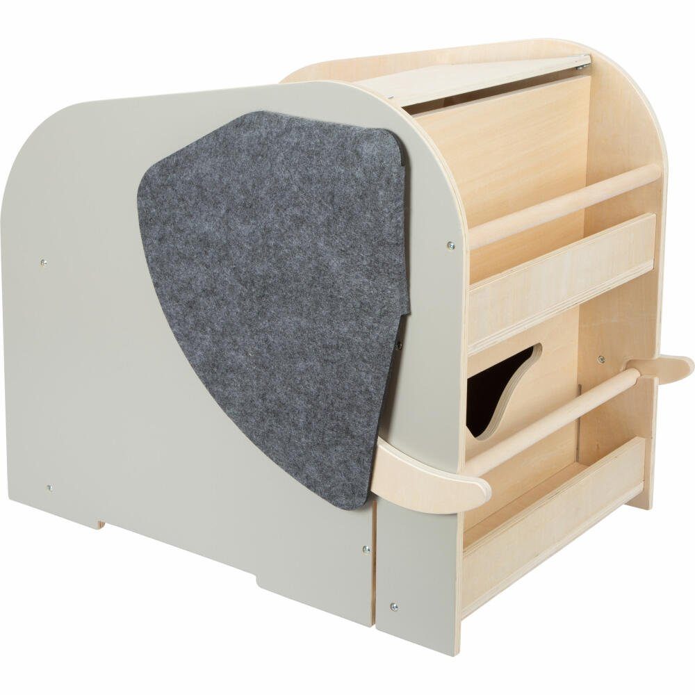 Small Foot Spielzeugtruhe mit Sitz und Rollen Elefant Wildlife