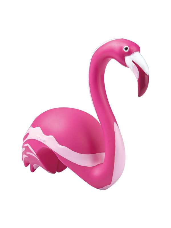Tête de trottinette flamant rose