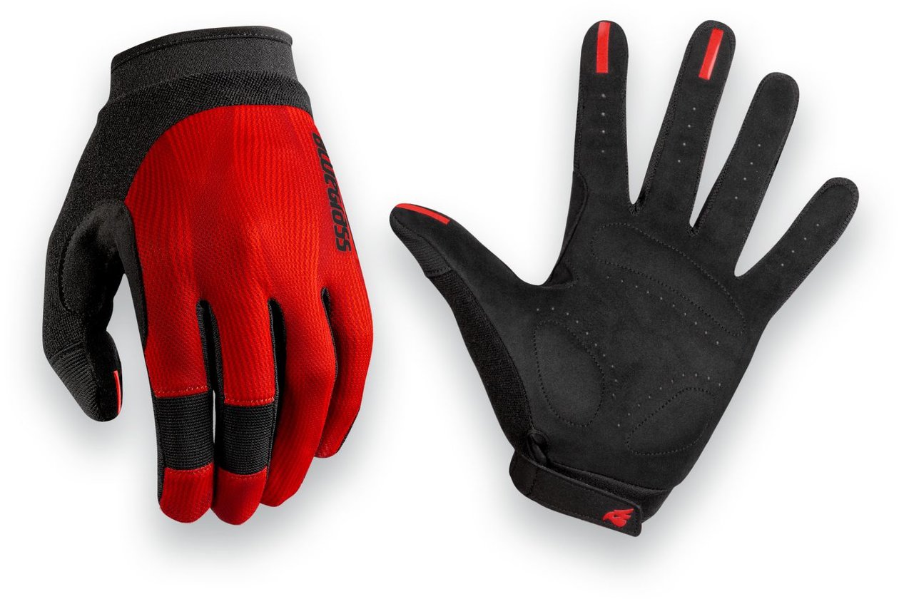 Bluegrass React Langfinger Handschuhe - red - 2023