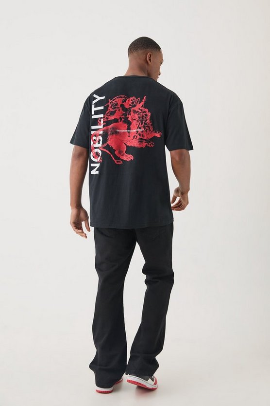 Oversize T-Shirt mit Nobility Renaissance-Print