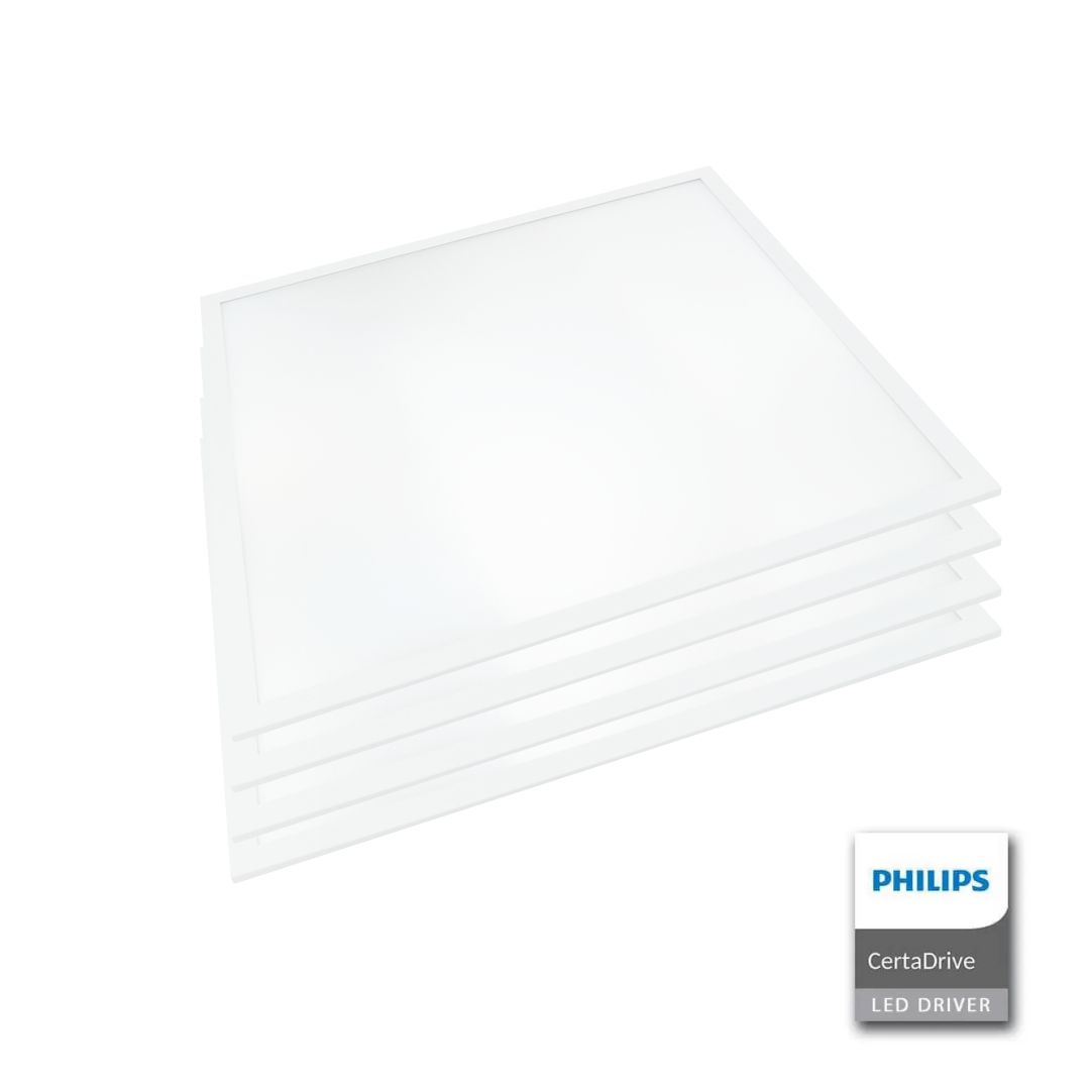 ENOVALITE 4er Pack LED Panel, 62x62 cm