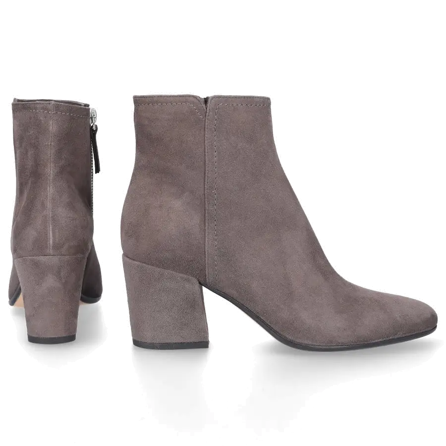 Pomme D`OR - Klassische Stiefeletten 6978 Veloursleder - grau