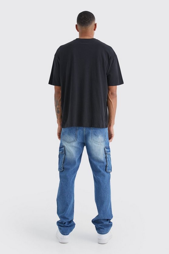 Tall Relaxed Rigid Cargo Jeans