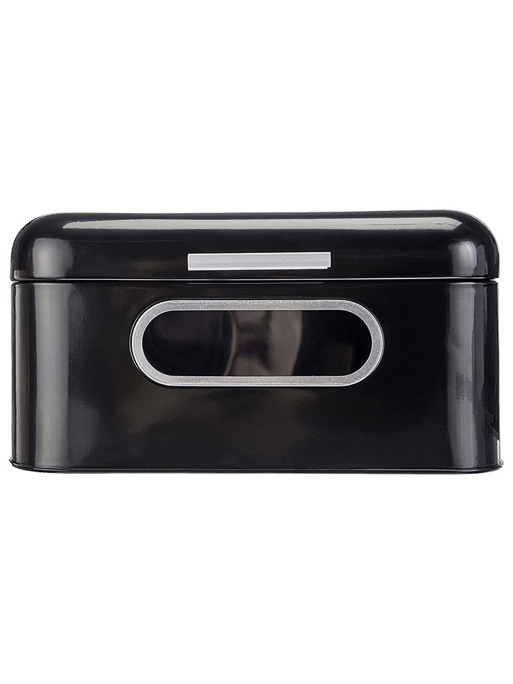 Echtwerk Brotkasten in Schwarz - (B)30 x (H)16,5 x (T)20 cm günstig kaufen onesize