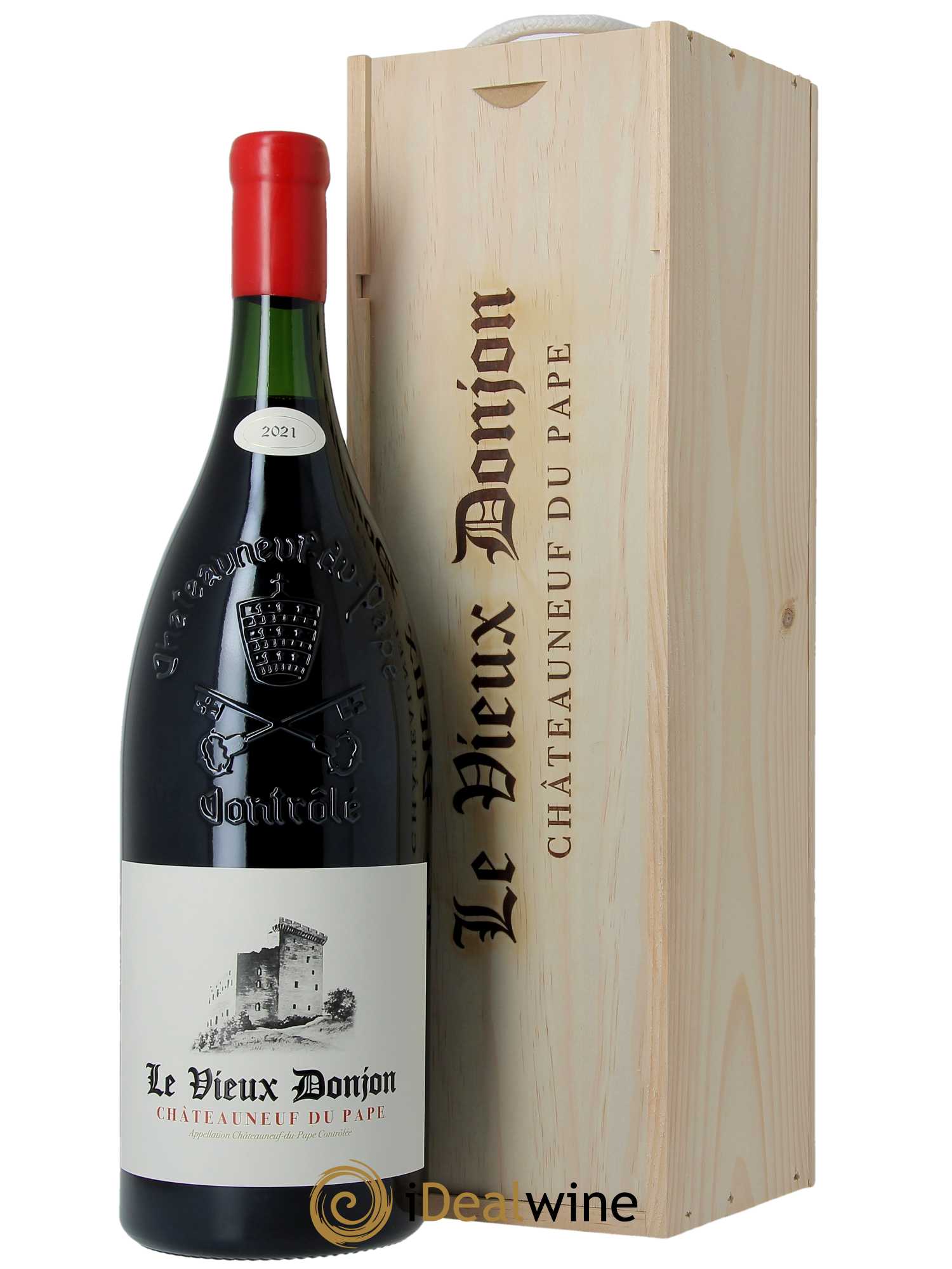 Châteauneuf-du-Pape Le Vieux Donjon Michel Lucien  2021 - Lot de 1 Double-magnum