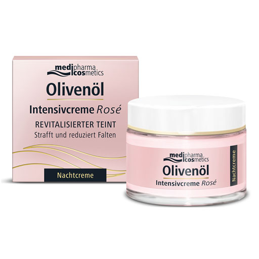 OLIVENÖL INTENSIVCREME Rose Nachtcreme  50 ml  Nachtcreme