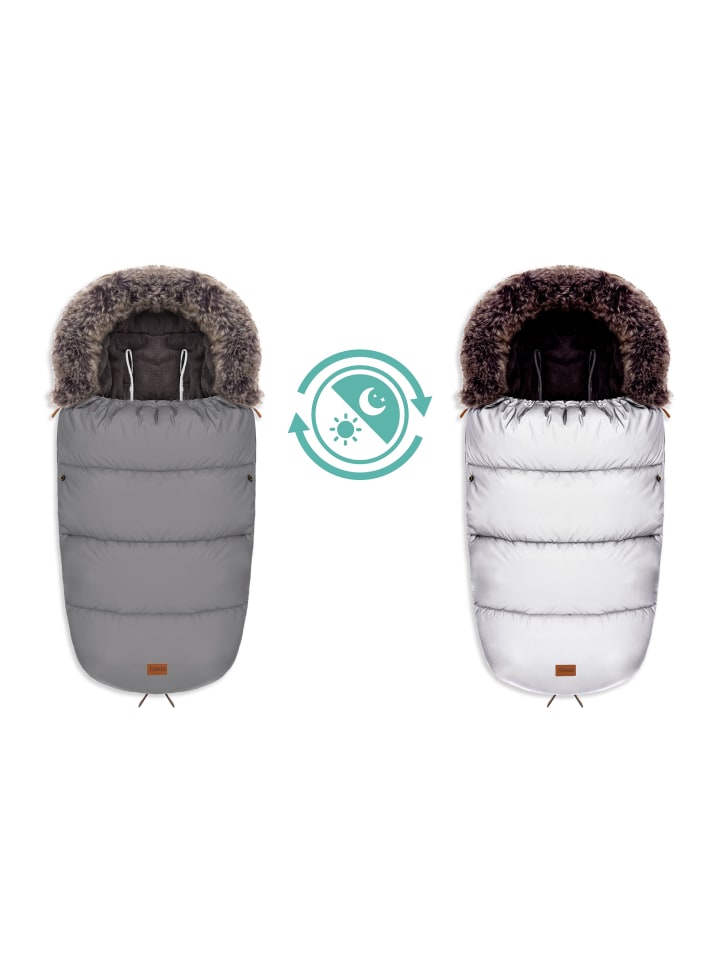 fillikid Winterfußsack Manaslu Reflect Exklusiv in Silber günstig kaufen onesize