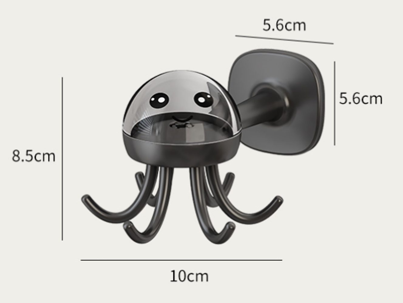 Union Reisen Wandhaken 2-teilige, stanzfreie, multifunktionale, drehbare Haken, (2-St)