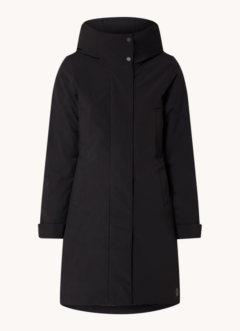 Parka Elvine Eline con tasche con zip e rivestimento idrorepellente