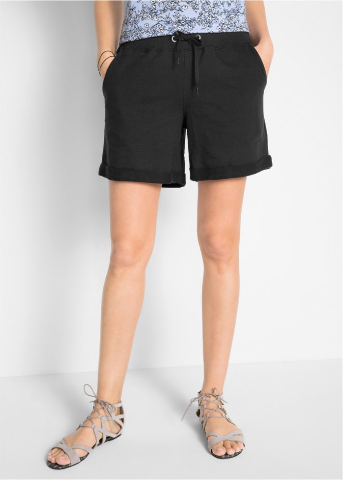 Sweat-Shorts mit Rippbund