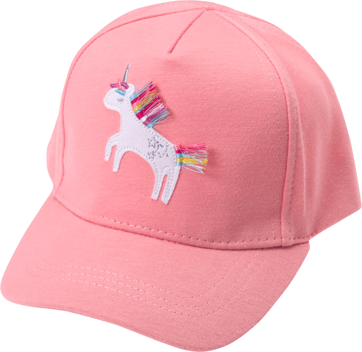 Basecap mit Einhorn-Motiv, rosa, Gr. 52/53, 1 St