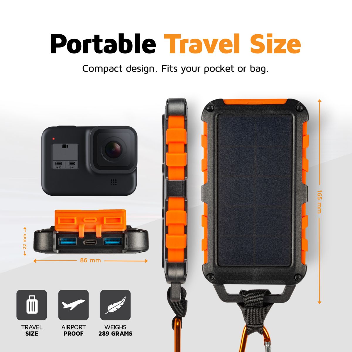 Xtorm 10.000 mAh Solar Charger Powerbank