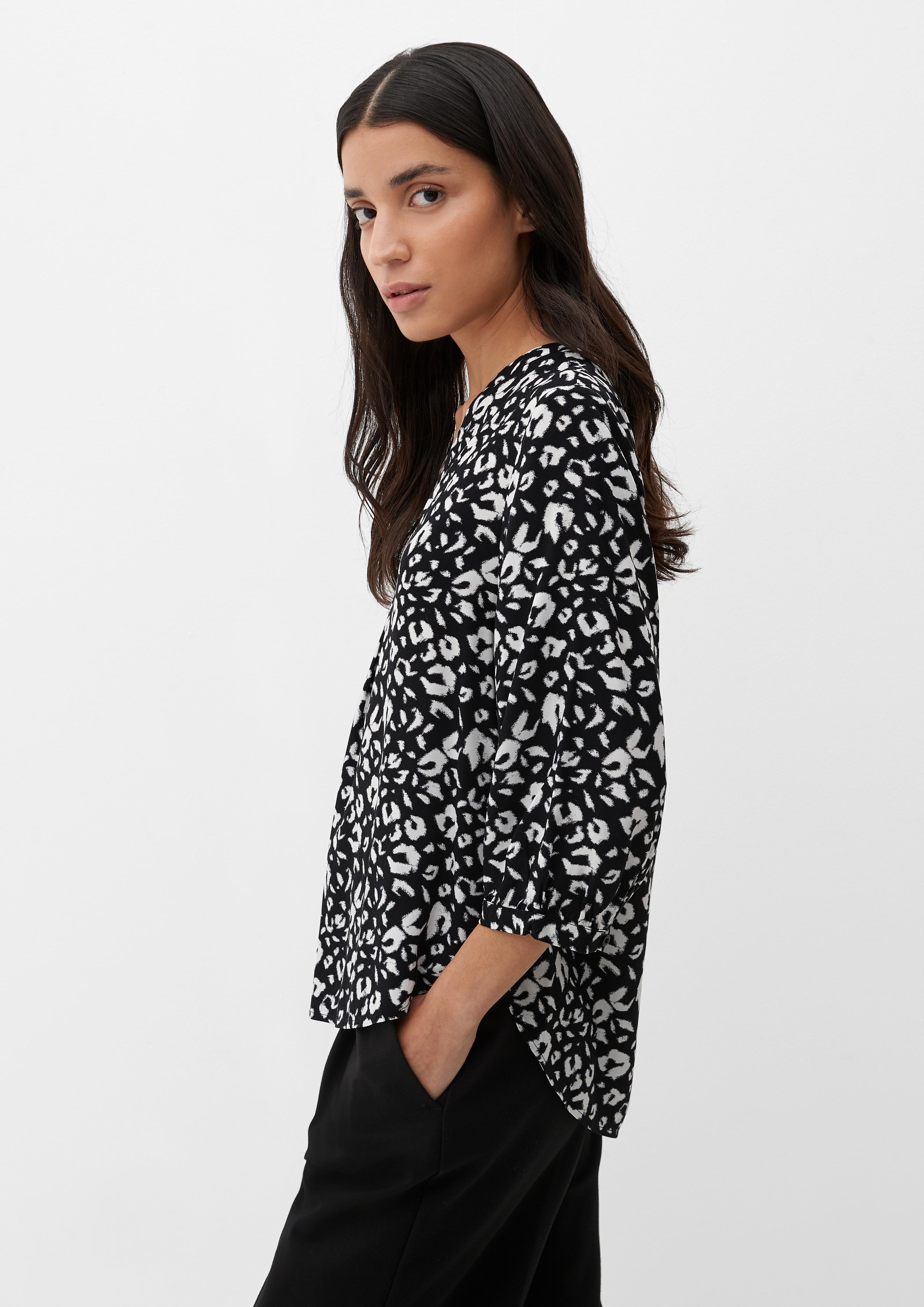 Viskosebluse mit Tunika-Ausschnitt  2132607-99A6