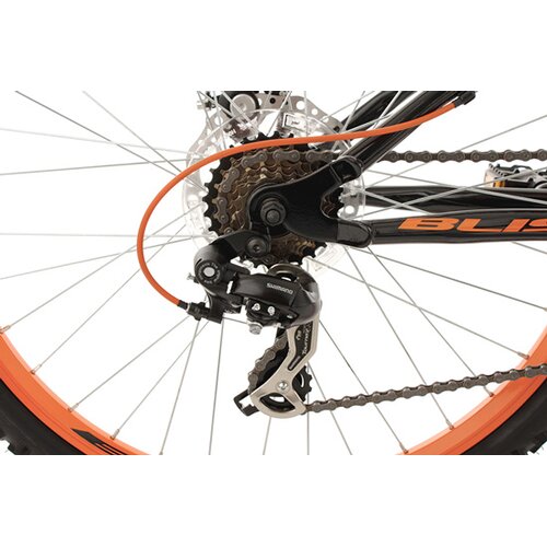 MTB-HARDTAIL FULLY MOUNTAINBIKE BLISS 26 ZOLL SCHWARZ-ORANGE