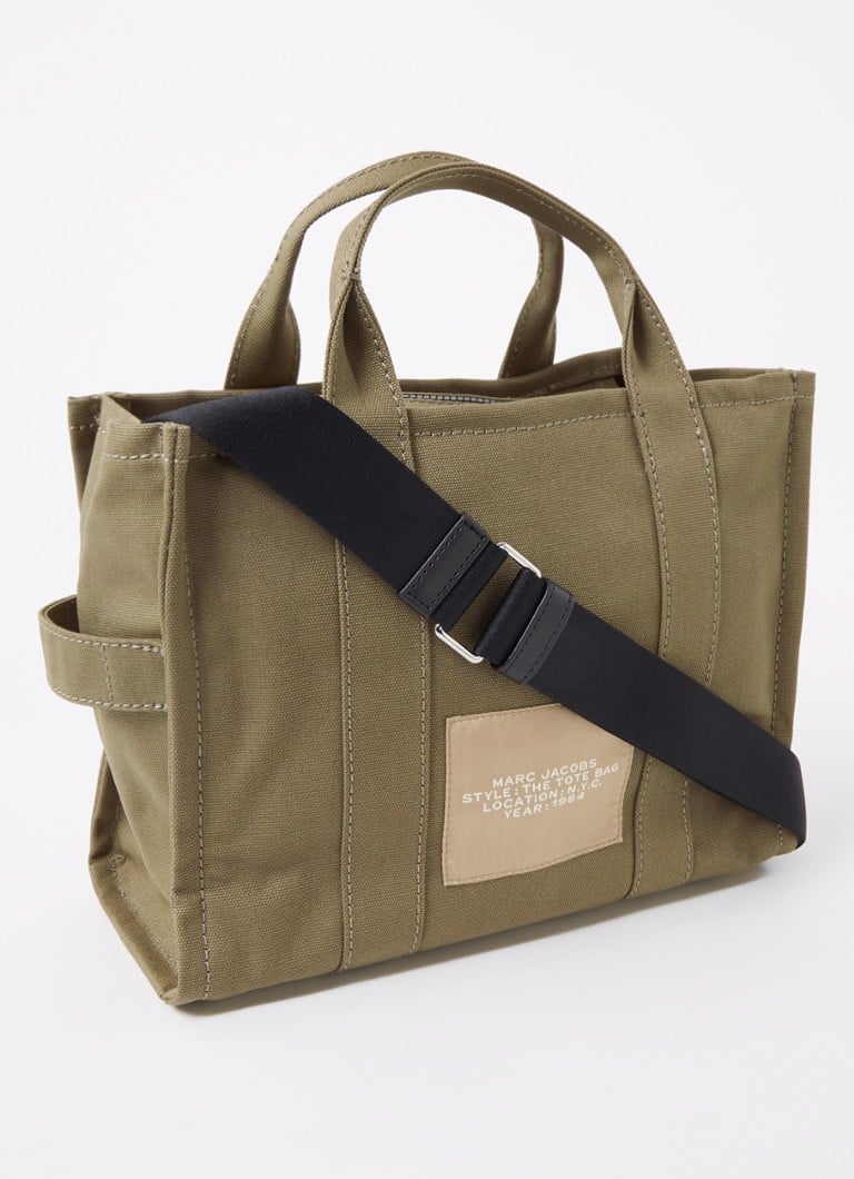Geantă tote Marc Jacobs The Small Traveler cu logo