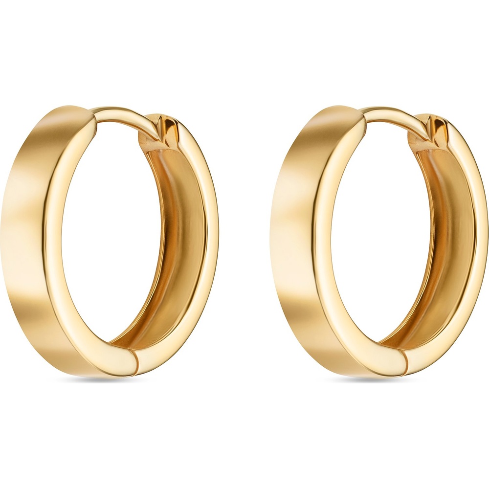 Valeria Créoles 585 Or jaune Boucles d'oreilles