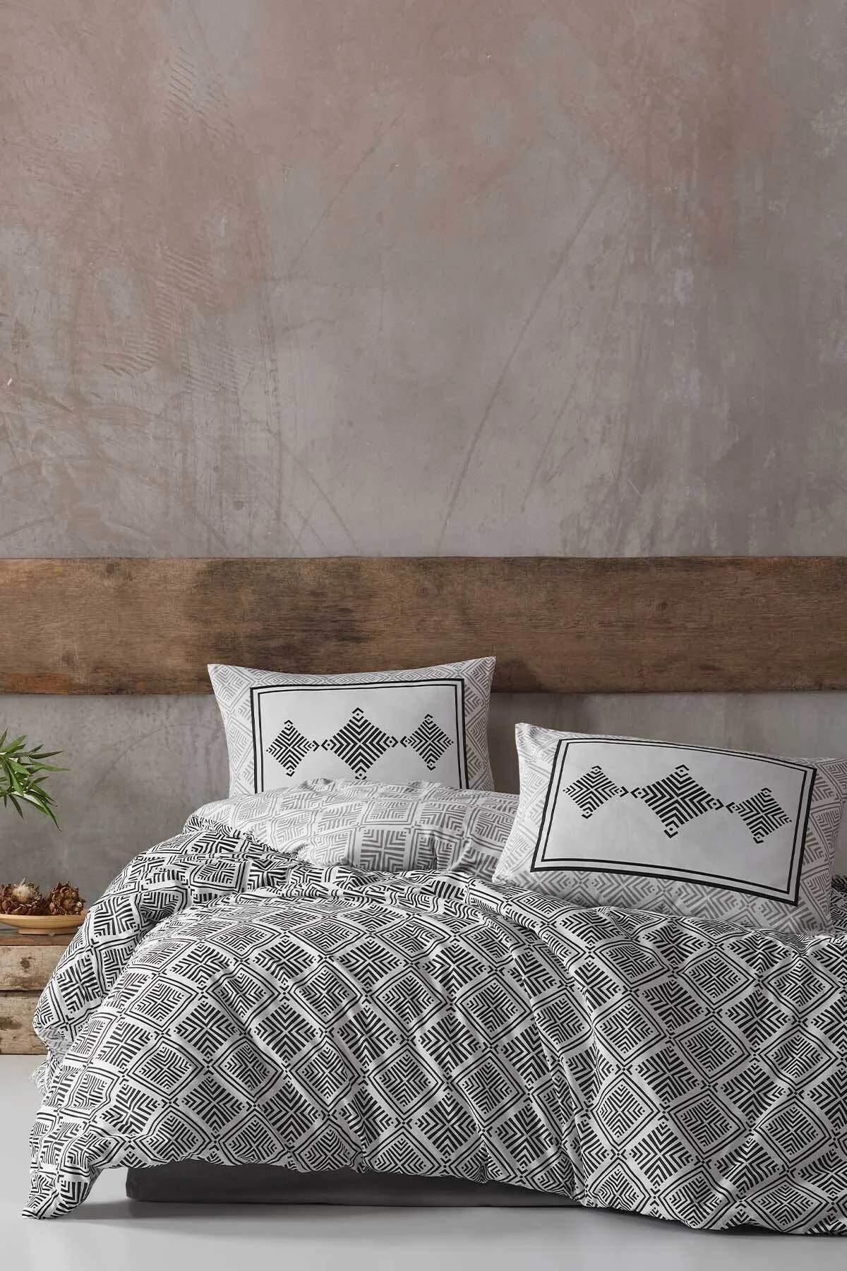 Elart  Ceremony Spannbettbezug-Set für Einzelbett, 100 % natürliche Baumwolle, Ranforce, 3-teilig