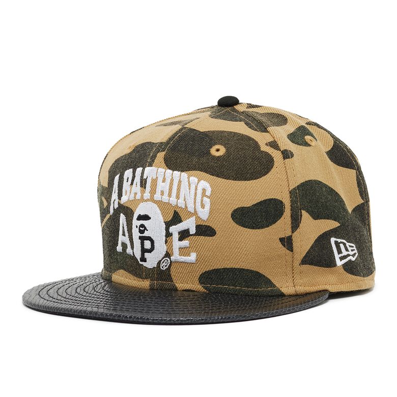 A Bathing Ape 1st Camo New Era 9 Fifty Cap yellow