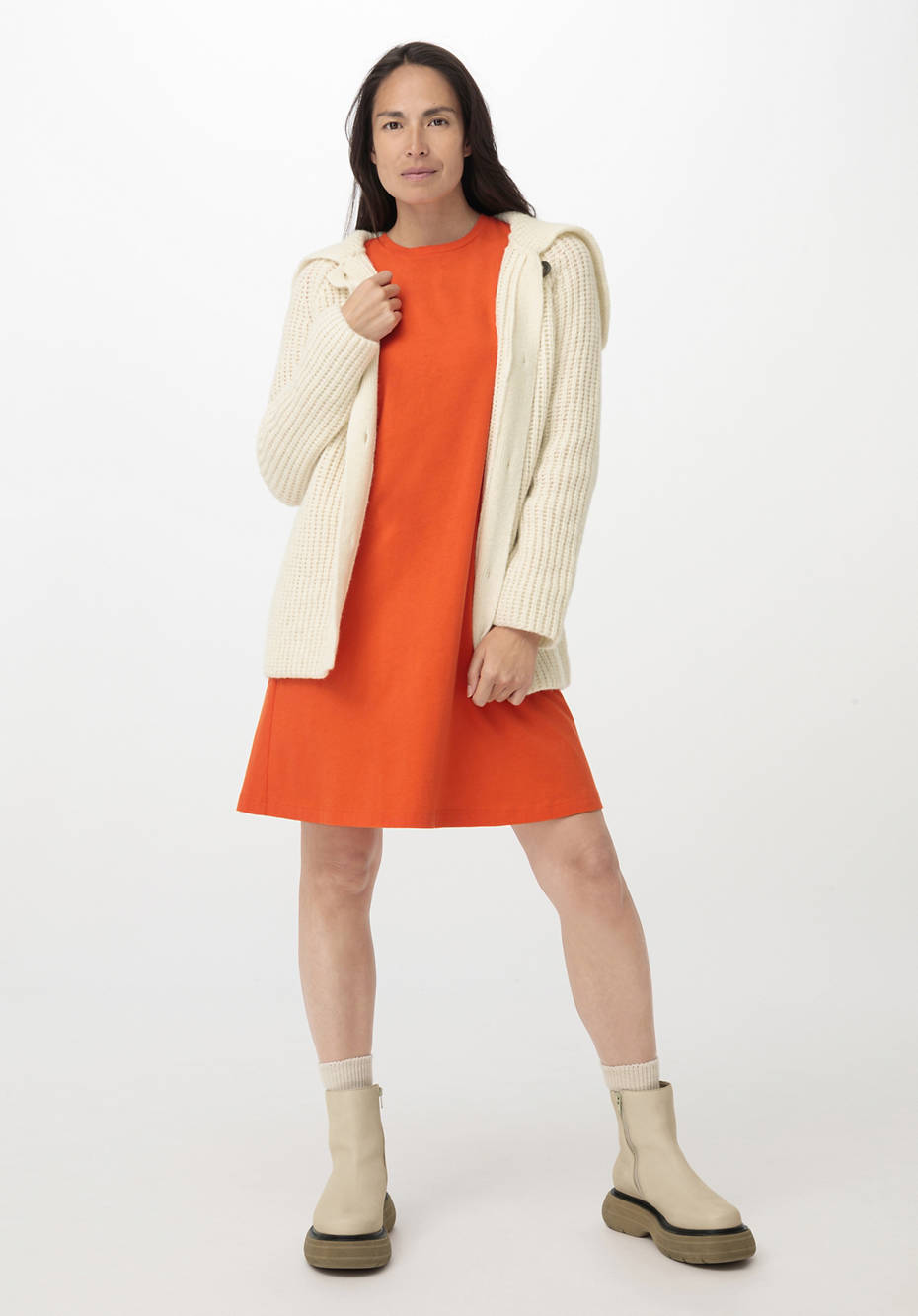Strickjacke aus reiner Merinowolle
