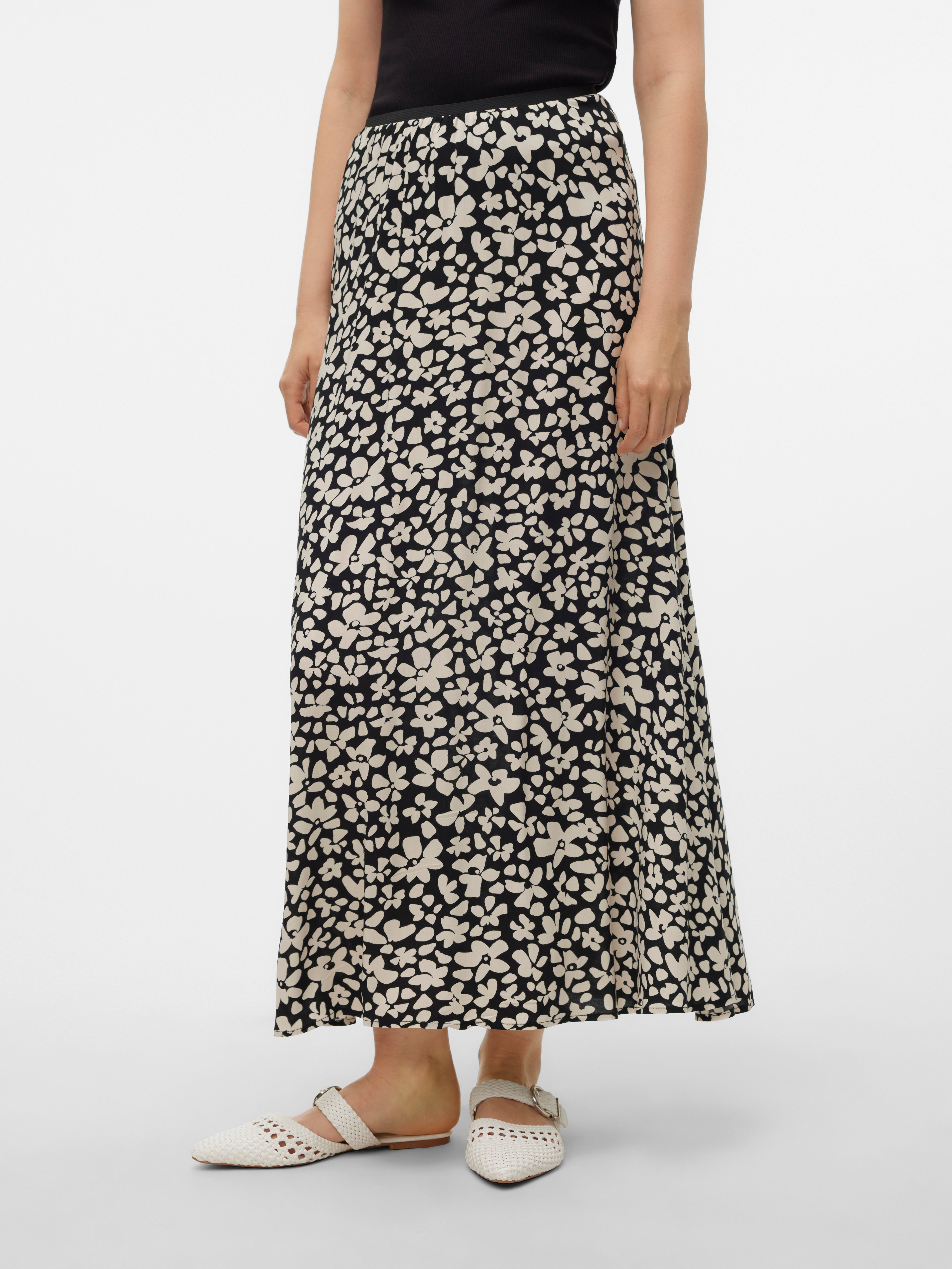 VMALBA Mittlere Taille Langer Rock