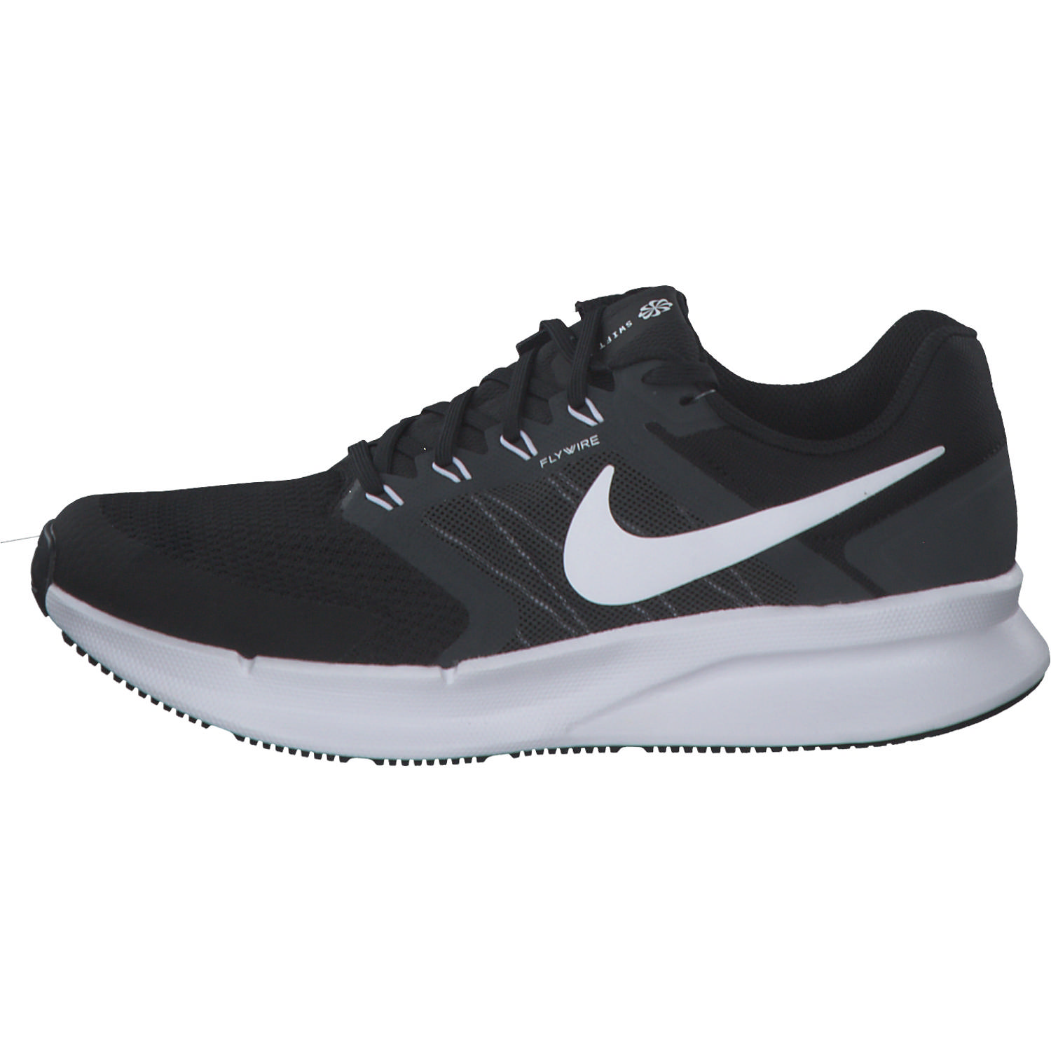 Nike Run Swift 3 DR2698, Schnürschuhe, Damen, black/white/dk smoke grey