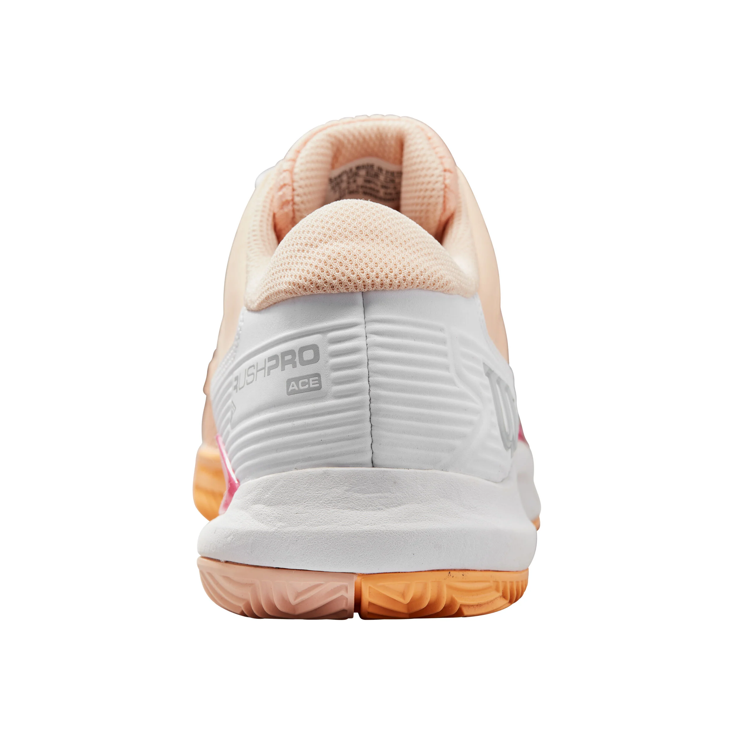 Rush Pro ACE CLY Sandplatzschuh Damen - Apricot, Weiß
