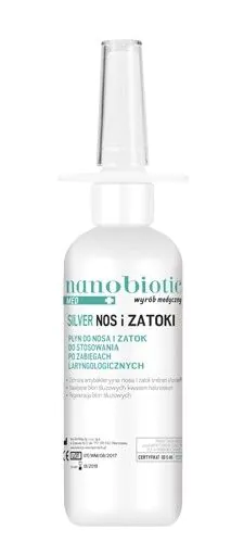 Nanobiotic Med srebrni sprej za nos i sinuse 30 ml