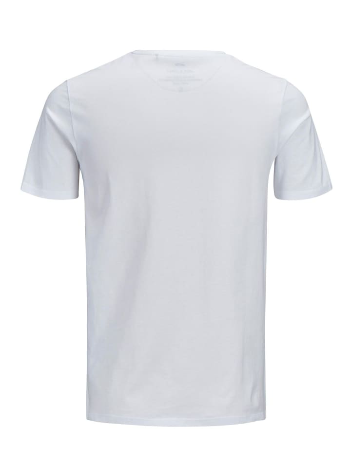 JACK & JONES PLUS T-shirt in White günstig kaufen