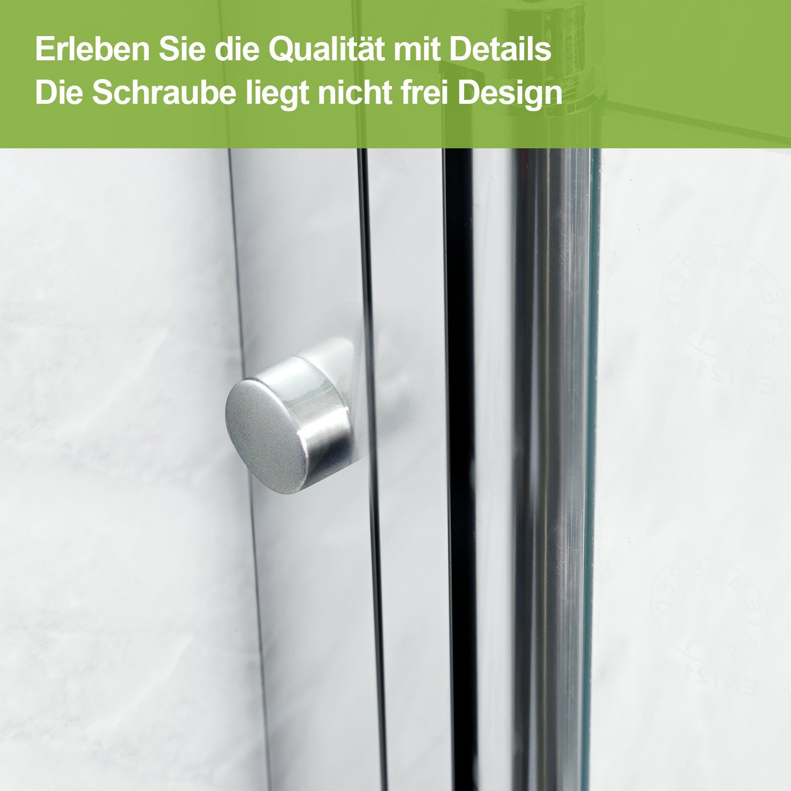 S'AFIELINA Badewannenfaltwand Badewannenaufsatz Faltbar, Spritzschutz für Badewanne,3 Stück, Sicherheitsglas