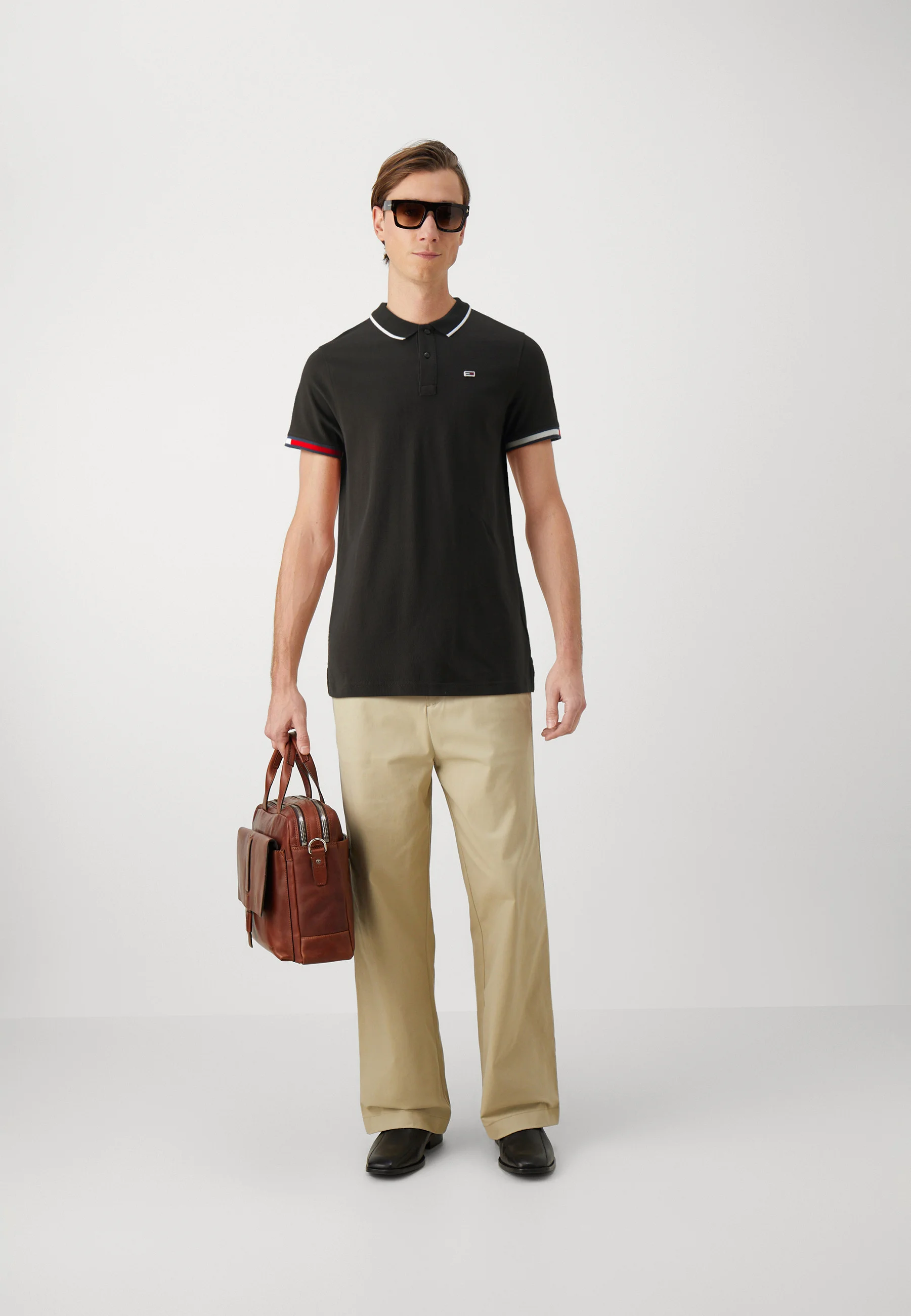 Tommy Jeans PUÑOS CON BANDERA - Polo