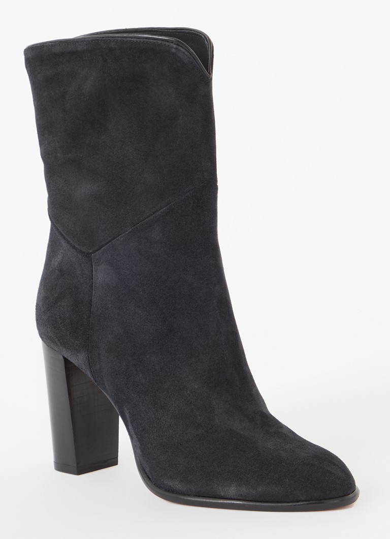 ba&sh  Bottines Covigton enkellaarsje van kalfssuède