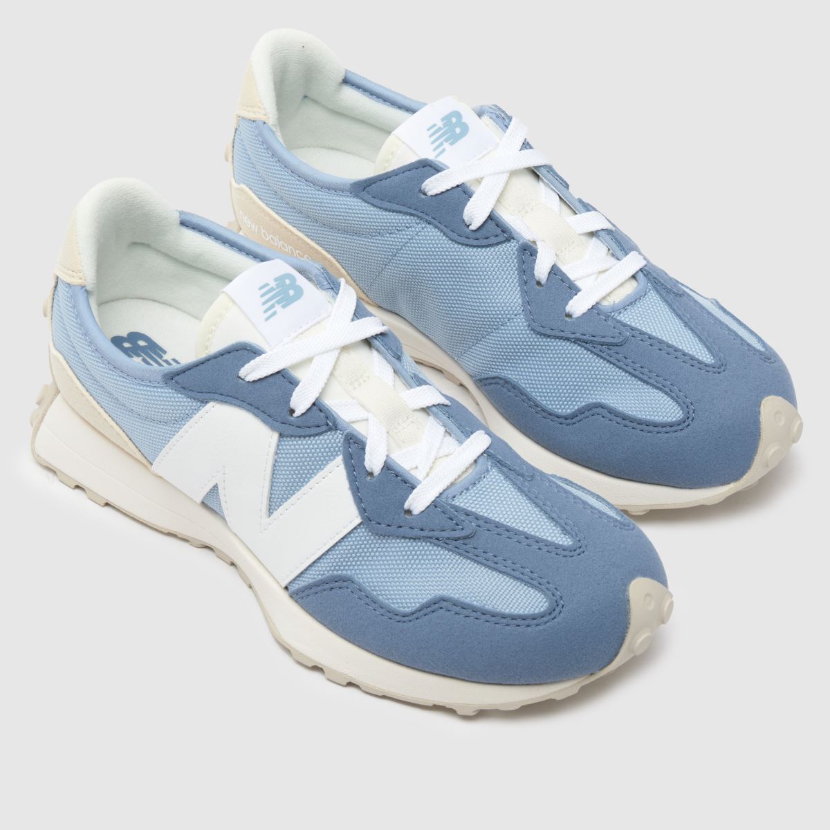 New Balance ljusblå 327 Pojkar Ungdomsskor