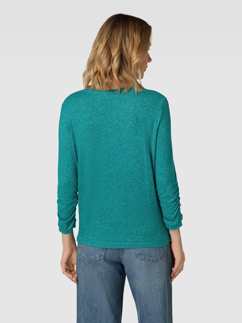 Longsleeve aus Viskose-Mix mit 3/4-Arm in bottle