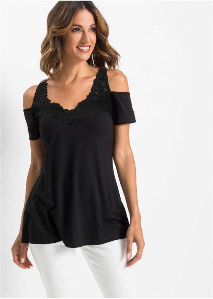 Shirt mit Spitze