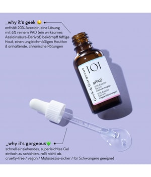 Geek & Gorgeous 101 aPAD - 20% Azelaic Derivative Serum Gesichtsserum-30 ml