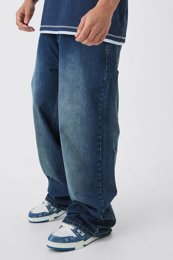 Extrem lockere Jeans mit Taschen