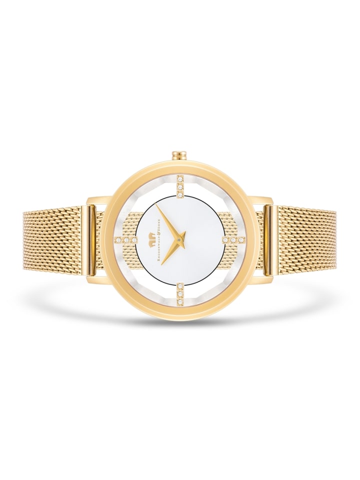 Rhodenwald & Söhne Damen Quarzuhr gelbgold Edelstahl gelbgold in gelbgold günstig kaufen 20 cm
