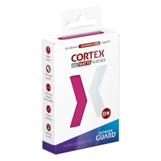 Ultimate Guard - Cortex Sleeves: Japanische Größe - Matte Pink (60)